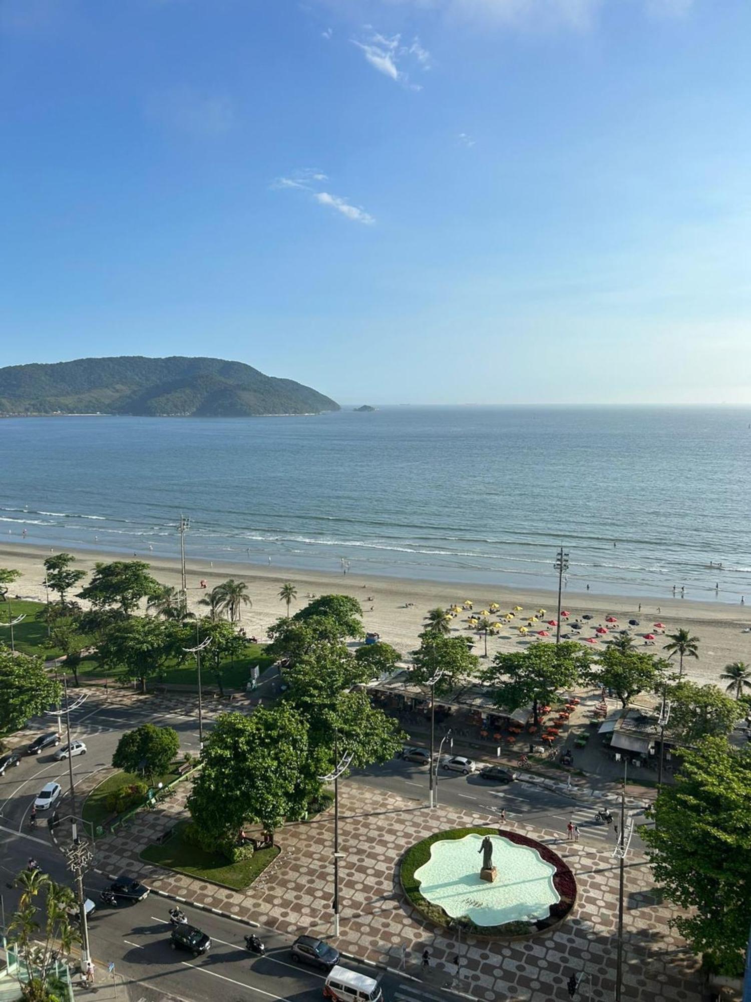 Apartamento Frente A Praia Do Embare Santos Exterior photo